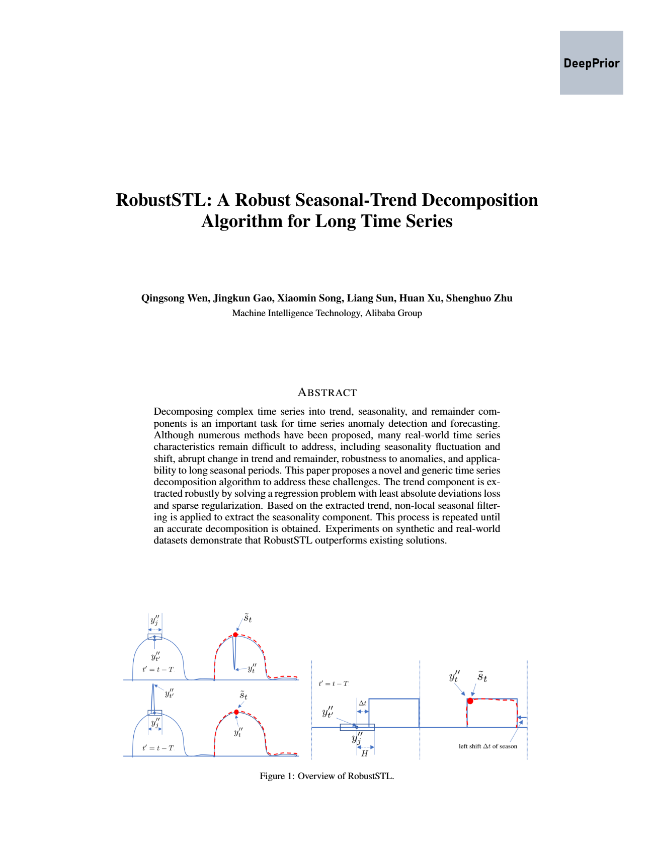Robust seasonal-trend decomposition
